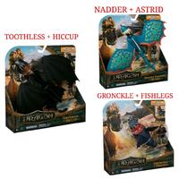Gambar Dreamworks Dragons, How to Train Your Dragon 2, Toothless & Hiccup or Nadder & Astrid or Gronckle & Fishlegs, Viking Duo Action Figures Toy - Toothless + Hiccup dari Mishana Shop Kab. Tangerang 1 Tokopedia