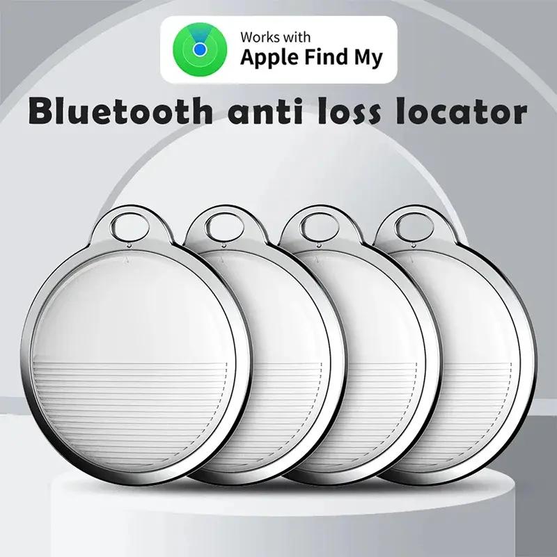 Mini GPS Tracking Device For Apple Find My Key Smart Tag Child Bike Camera Wallet Luggage Bag Finder Pet GPS Anti-Lost Tracker Smart Bluetooth Tracker For IOS System