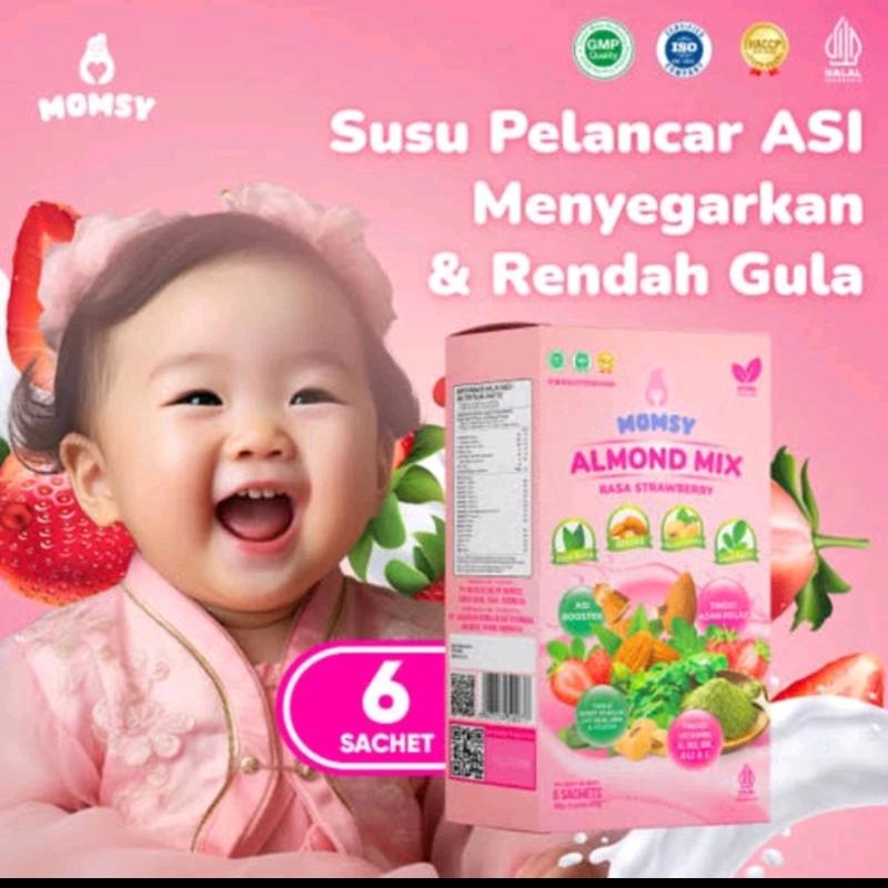 MOMSY ASI BOOSTER Almond pelancar Asi (isi 6sachet EXP 2025) 4