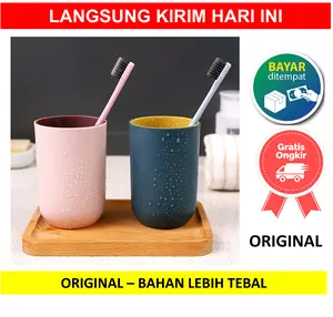 GELAS KUMUR Gelas Tempat Wadah Sikat Gigi Odol Kamar Mandi Wadah Serbaguna Murah Pasta Cangkir