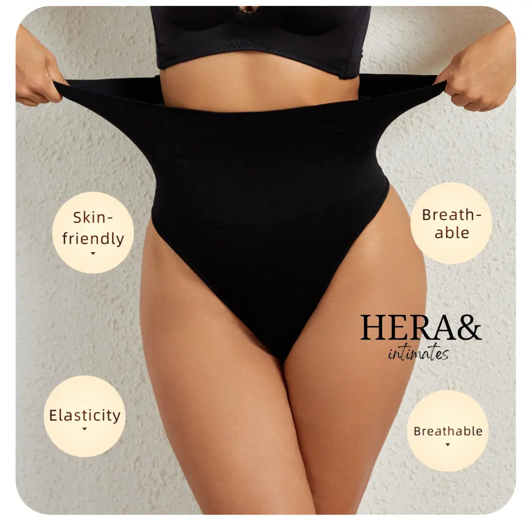 Hera& Intimates - Shaper Thong Nude and Black