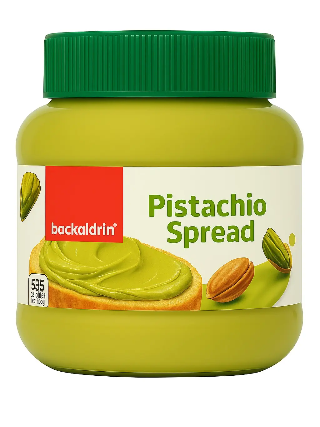 Backaldrin Pistachio Spread 350GM – Rich, Nutty Bliss
