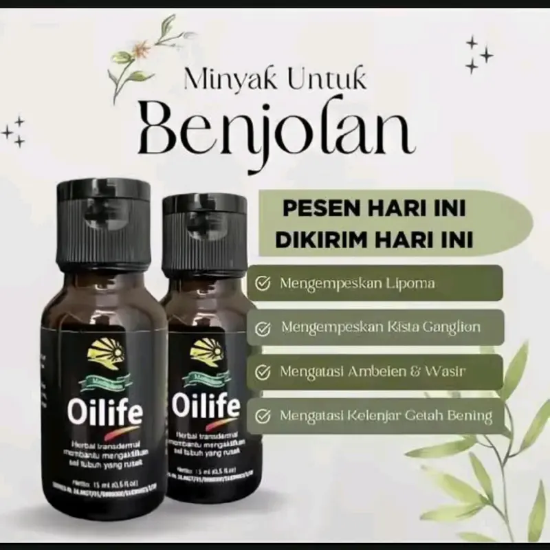 OILIFE- Minyak Oles Benjoln Leher ketiak Payudara Zaitun 4