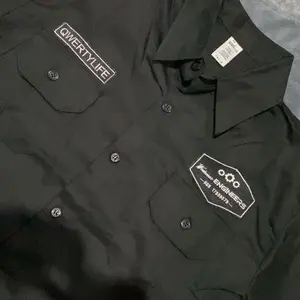 Qwertylife Workshirt engineer Black