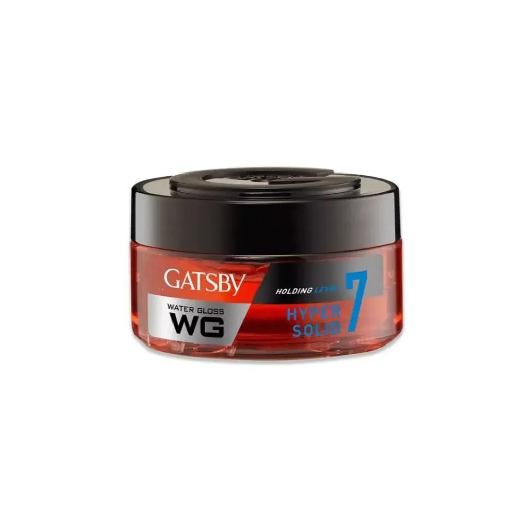 GATSBY Water Gloss Super Hard Hyper Solid 30 GRAM Pomade Meluruskan Sisir