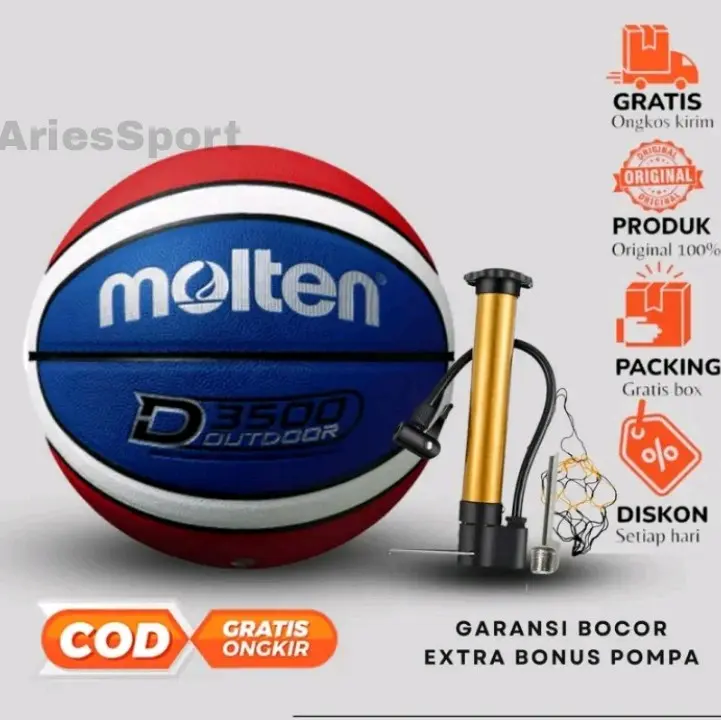 MOLTEN Bola Basket Molten bg4500 bg500 ORIGINAL Bola Basket Size 7 7