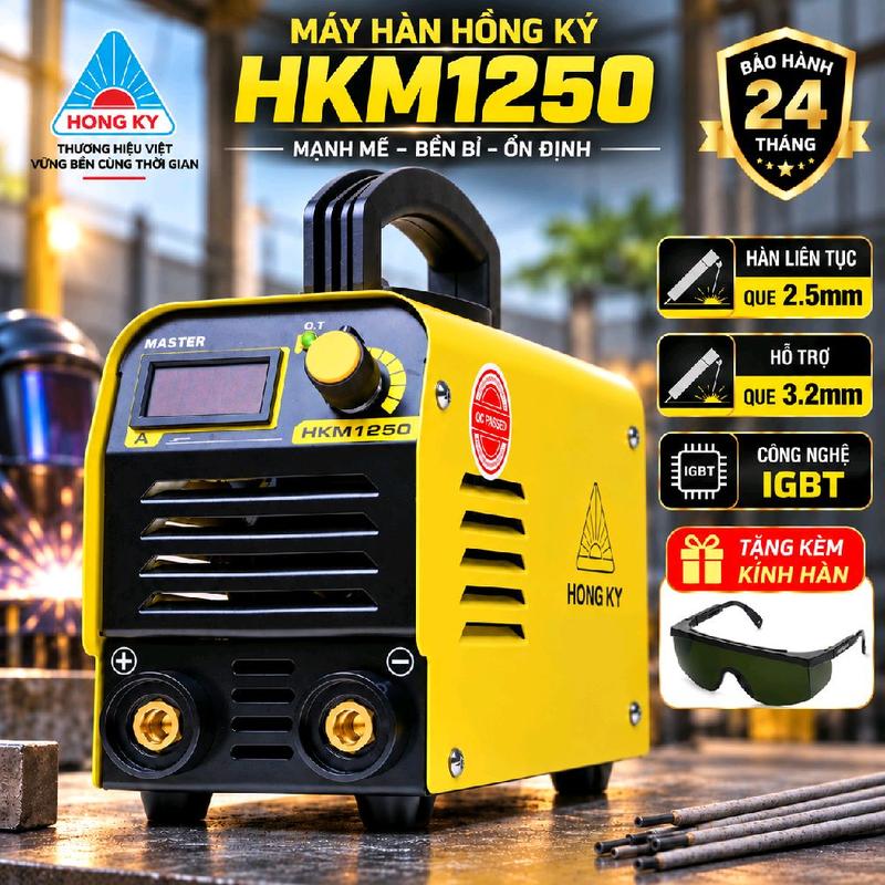 Máy Hồng Ký HKM1250 , chuyên que 2.6-3.2mm , chấm liên tục 10-15 que 3.2mm , có…