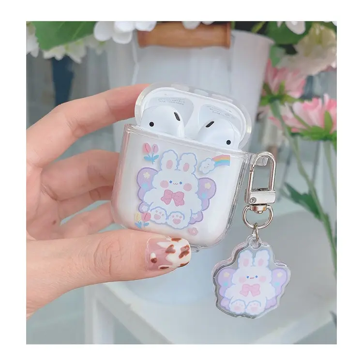 Matei COD Headset Bluetooth I12 Dengan Casing Kartun Lucu Transparan True Wireless inpods 12 Earphones 7