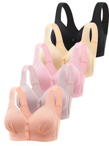 Conjunto de brasieres sin varillas para mujer, brasieres cómodos de cobertura completa, ajuste perfecto para uso diario, tela transpirable y suave, ideal para todas las estaciones
