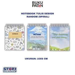 NOTEBOOK TULIS DESIGN RANDOM UK 10X8