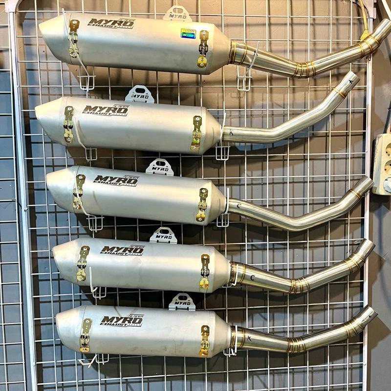KNALPOT CRF KLX DTRACKER WR KTM STYLE MYRO EXHAUST Supermoto Type K-TEEM 7