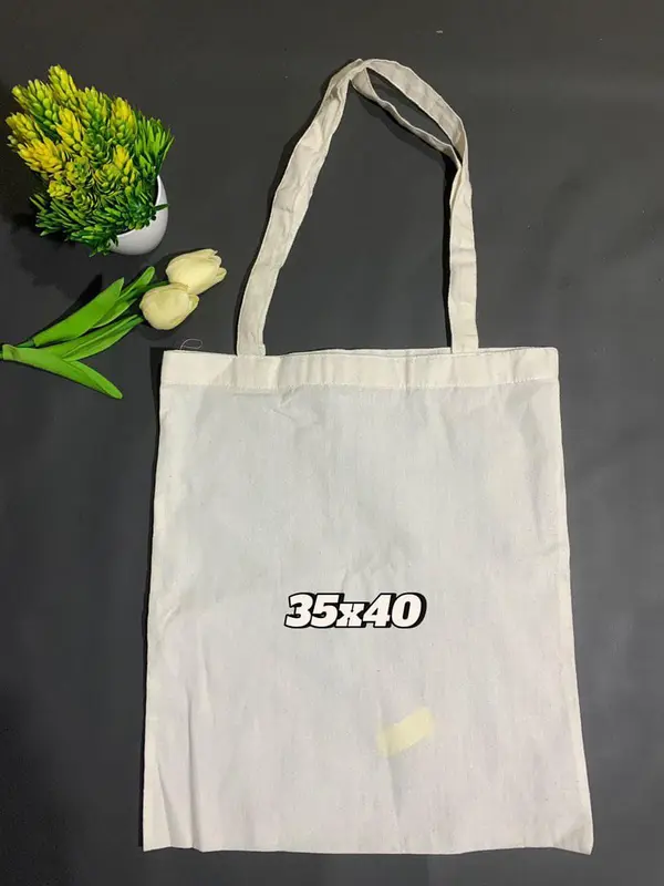 PROMO TOTEBAG BLACU TEBAL PREMIUM MURAH TOTEBAG AESTHETIC TAS TUGAS SEKOLAH 5