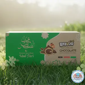 Bravo Chocoball Bravo Edisi Lebaran Pck @80 pcs - Cokelat Marsmallow Lezat untuk Idul Fitri
