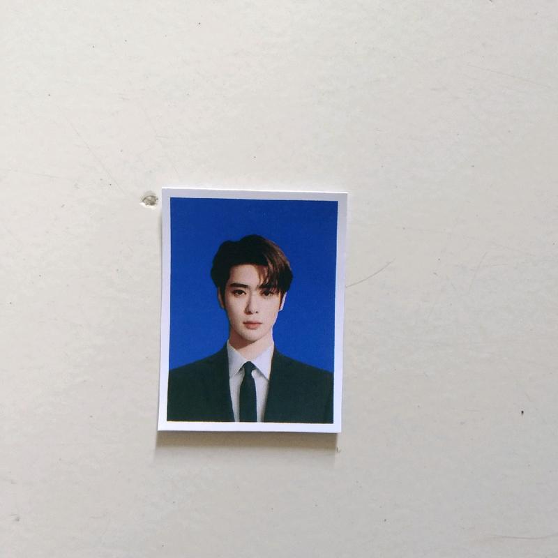 [Ready] Pas Photo NCT Dream SMA Latar Merah Kpop ID Photo set semua member 7 Foto Kertas 5