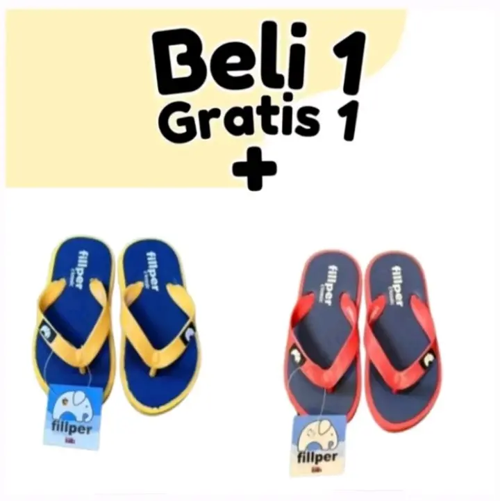 Sandal Jepit Anak Pria Wanita Por Boy Junior Felipper Ukuran 21-35 - Fashion