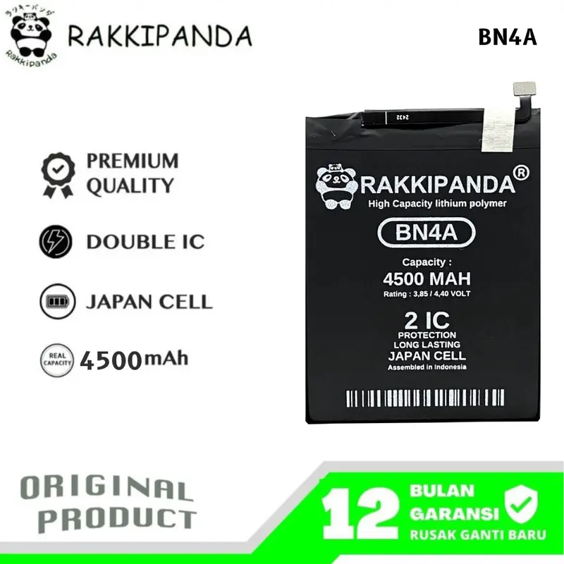 RakkiPanda BN4A Compatible With Redmi Note 7 / Redmi Note 7 Pro Batre Batrai Baterai Battery