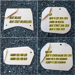 Cover Tutup Aki Akrilik All Motor Matic Beat,Vario,Scoopy Akrilik Bening Tebal 2mili