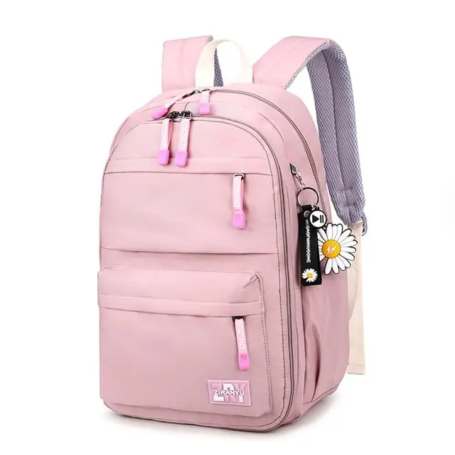 Tas Ransel Sekolah Anak Perempuan Gaya Kulkas Tas Punggung Anak Polos Tas Sekolah Anak Cewek SD Terbaru Fashion 1