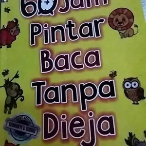 Buku 60 Jam Pintar Baca Tanpa Dieja - Suplemen Belajar Anak