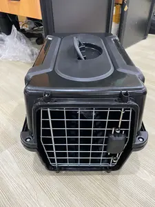 KANDANG KUCING ANJING PET CARGO TAS TRAVEL HEWAN PET CARRIER HITAM