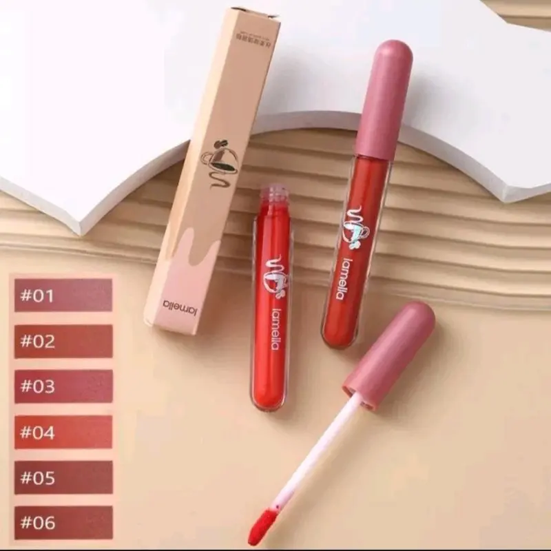 Lipstik Lip Glaze Matte Silky Waterproof Awet Tahan Lama