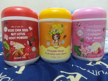 Product Review of Bubuk teratai Paket Hemat 3 Toples 500gr(random)logo halal from f**i 0
