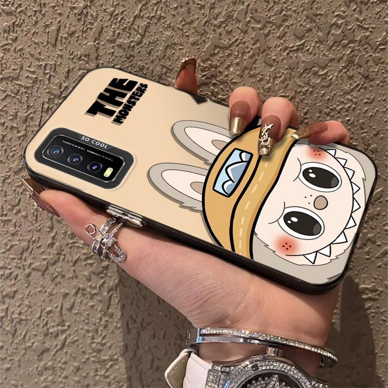 Casing Hp for VIVO Y20 Y20A Y11S Y12S Y16A V2029 V2027 V2026 V2102 Casing buram Case lucu Casing berkualitas tinggi Cangkang terlaris Casing ponsel baru Cangkang akrilik Perumahan tahan benturan Casing HP kartun Tombol terpisah 2