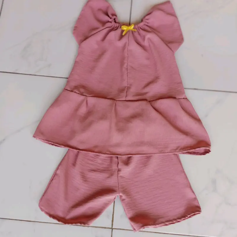 Setelan anak balita eirflow Perempuan Katun random 4