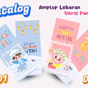 Amplop THR Panjang Unik Custom untuk Lebaran