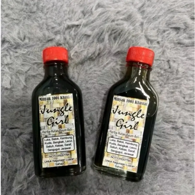MINYAK JUNGLE GIRL 1001 KHASIAT / AUTHENTIC JUNGLE GIRL OIL