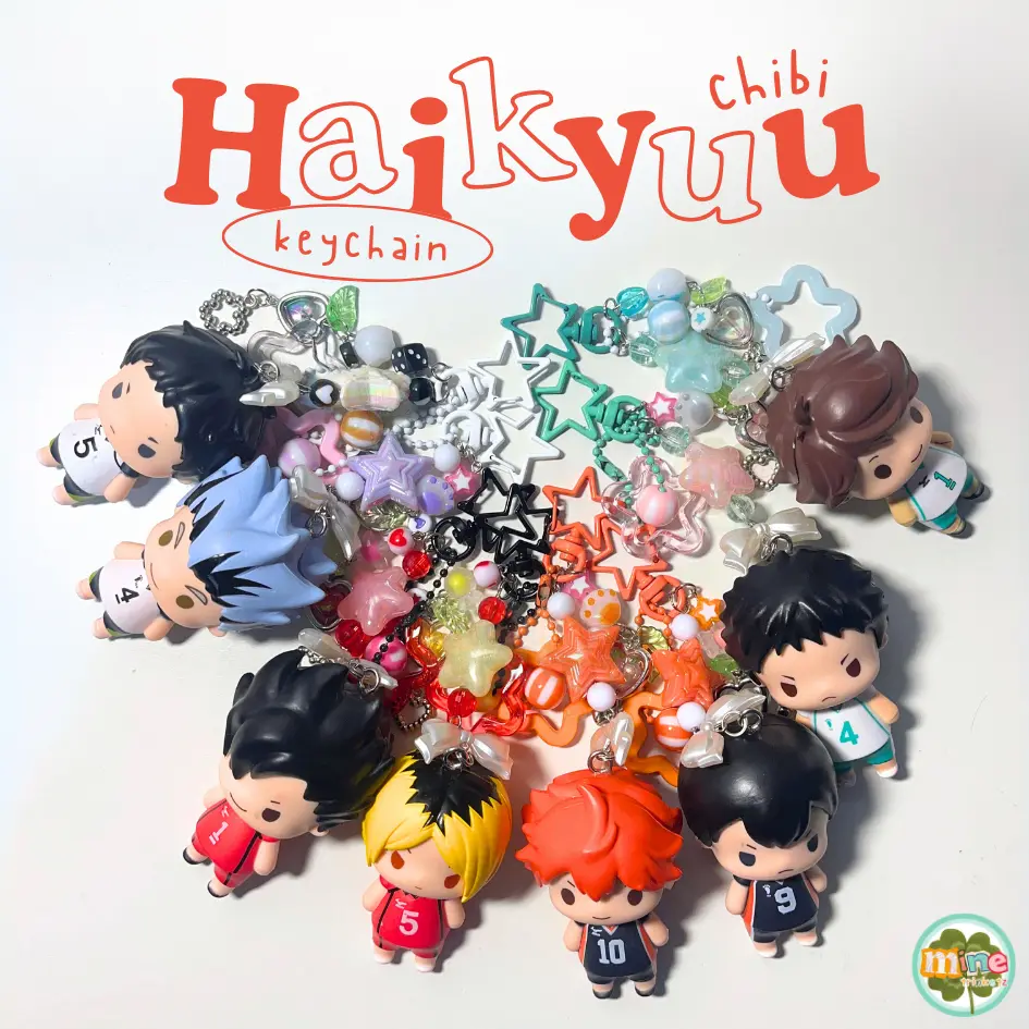 Chibi Haikyuu Keychain V.1 I Haikyuu Bagcharm I Gantungan Tas Anime Haikyuu