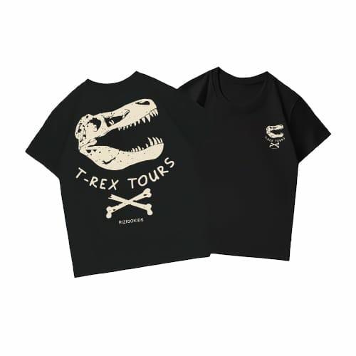 Baju Kaos Distro Anak Umur 3-12 Tahun Motif T-REX Bahan Catton Combed 24s Premium -A20 3