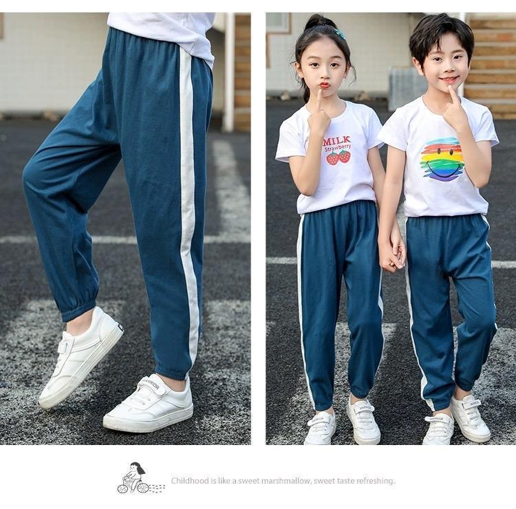 Product Introduction of Casual Seluar Budak Seluar Panjang Sekolah Rendah Sukan Budak / Unisex Kid Pants / Kid Long Pant School Pants for Kids Cotton dan Fabric 25