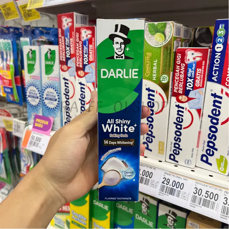 DARLIE ALL SHINY WHITE 140 GRAM PASTA GIGI MEMUTIHKAN DAN MEMBERSIHKAN MULUT 4