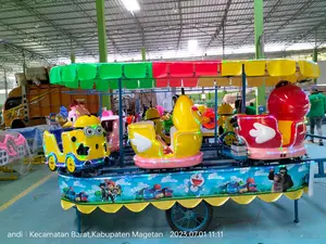 Odong - odong Kereta Panggung Angry bird isi 6