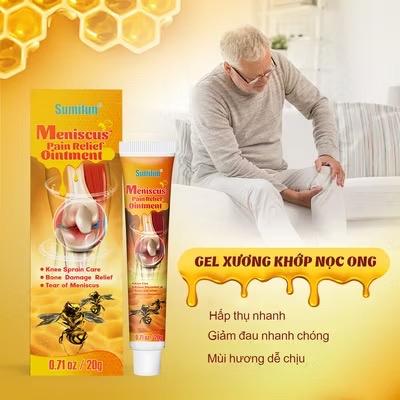 Gel nọc ong SUMIFUN 20g bôi xương khớp giảm Gout đau lưng mỏi gối đau vai gáy