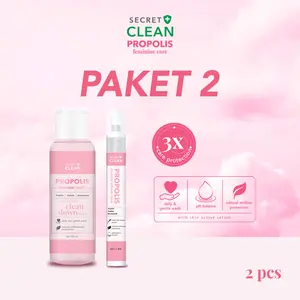 [2IN1 Clean] Secret Clean Pembersih & Perawatan Area Kewanitaan Isi 2 Pcs (Wash & Spray)