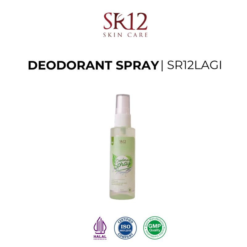 Deodorant Spray SR12 Herbal Ampuh Atasi Bau Badan Keringat Berlebih Mencerahkan BPOM 1