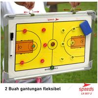 Gambar SPEEDS Papan Strategi Taktik Pelatih Basket BasketBall Coach Board Magnetic Outdoor 007-2 - -2 BSKT dari SpeedsShop Kota Surabaya 5 Tokopedia