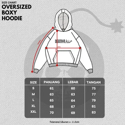 DTRT - Hoodie Pria Boxy Fit Tangan Oversize Putih Sweater Fleece Tebal Original Sablon Printing Stolen Heart Jumper Distro - Free Gift 6
