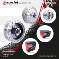 Gambar Scarlet Racing - Tromol Trombol Hub Depan Belakang Set Motor  Revo 110 Motor Motorcycle - Bllack dari scarletracingindonesia Kota Administrasi Jakarta Utara 5 Tokopedia