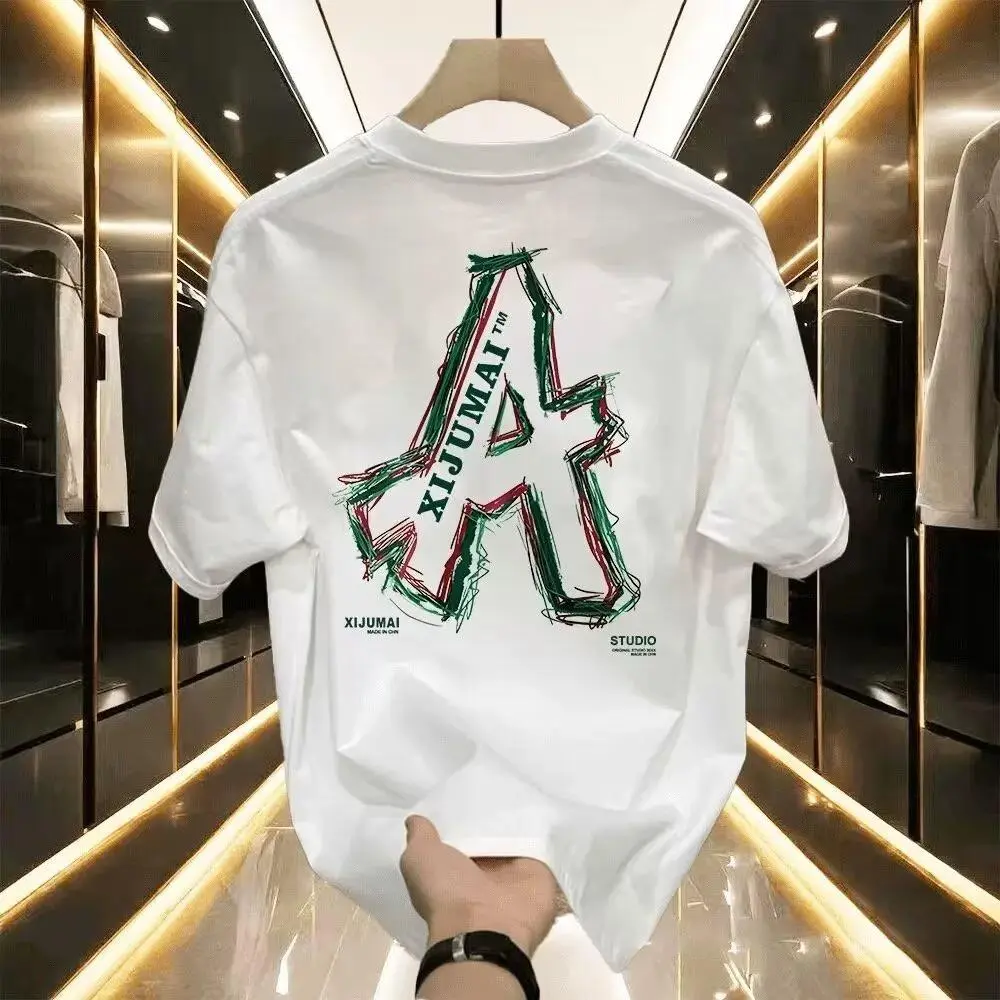 Kaos Tren Cetak Fashion Pria dan Wanita Muda 2025 - Bahan Nyaman - Toko Fashion