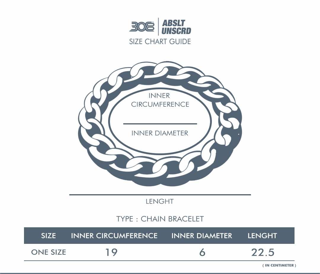 308 ABSLTUNSCRD - XL005 - BRACELETE TAG LOGO - BLACK