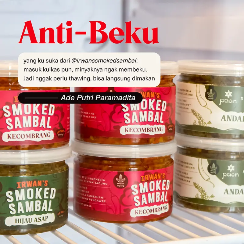 Sambal Kecombrang - Irwan's Smoked Sambal (Homemade Sambal Sehat, Sambal Asap, Sambal Arang) 4