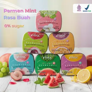 Yamamoto Kawahiro Permen Sugar Free Mint Halal Bebas Gula Penyegar Nafas Varian Buah