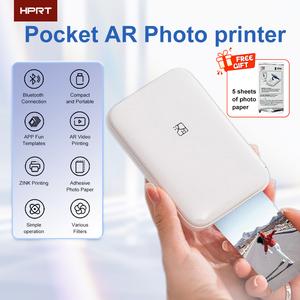 Pencetak Foto, HPRT, Jualan Panas, MT53, Poket AR, Bluetooth Tanpa Wayar, Pencetakan Segera, Tanpa Dakwat, Saiz Mini, Pencetakan Foto Warna, Pencetak Kamera Terma