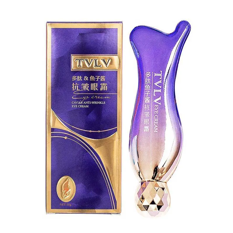 Kem Mắt, Với Con Lăn Massage, Kem Dưỡng Ẩm Peptide Trứng Cá Muối, 30g, Nâng Quầng Thâm Dưới Mắt, Chăm Sóc Da 1 Miếng 0