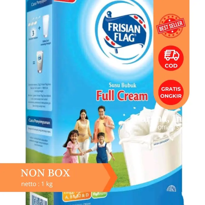 Ready 1 kg Susu Bubuk Frisan flag fullcream terlaris