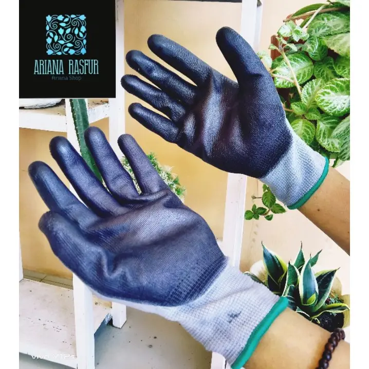 COD 2 LUSIN=1KG Sarung Tangan Comet Fit Glove 12 Pasang / Sarung Tangan Nylon Pekerja Mekanik Motor Pertukangan Termurah 4