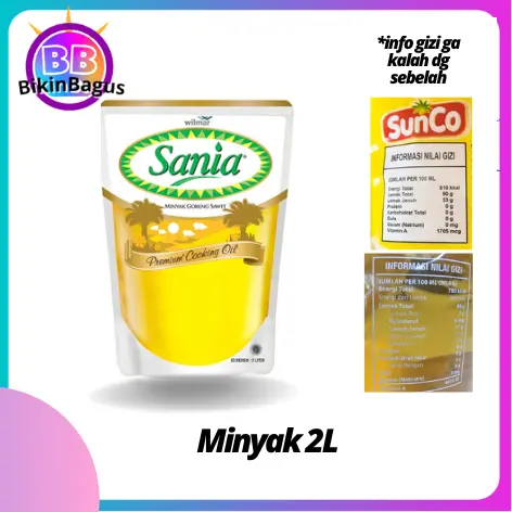 ASLI Promo Minyak Goreng 2 Liter Sania Jernih oil cooking
